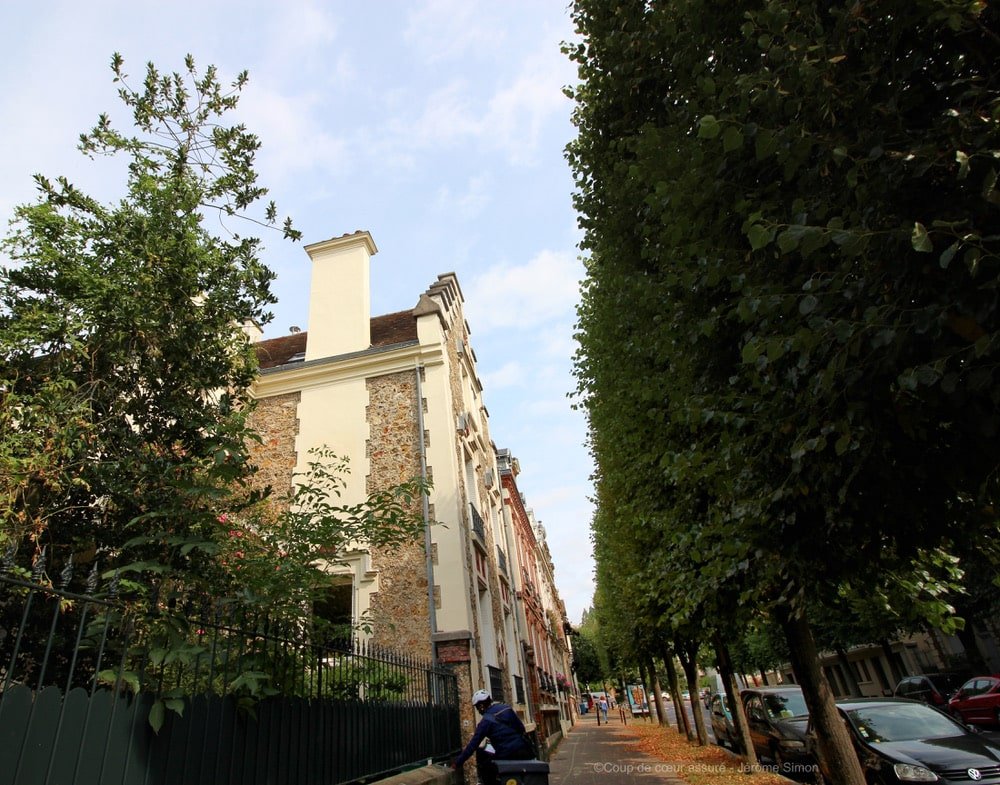 Une rue du quartier de montreuil à Versailles